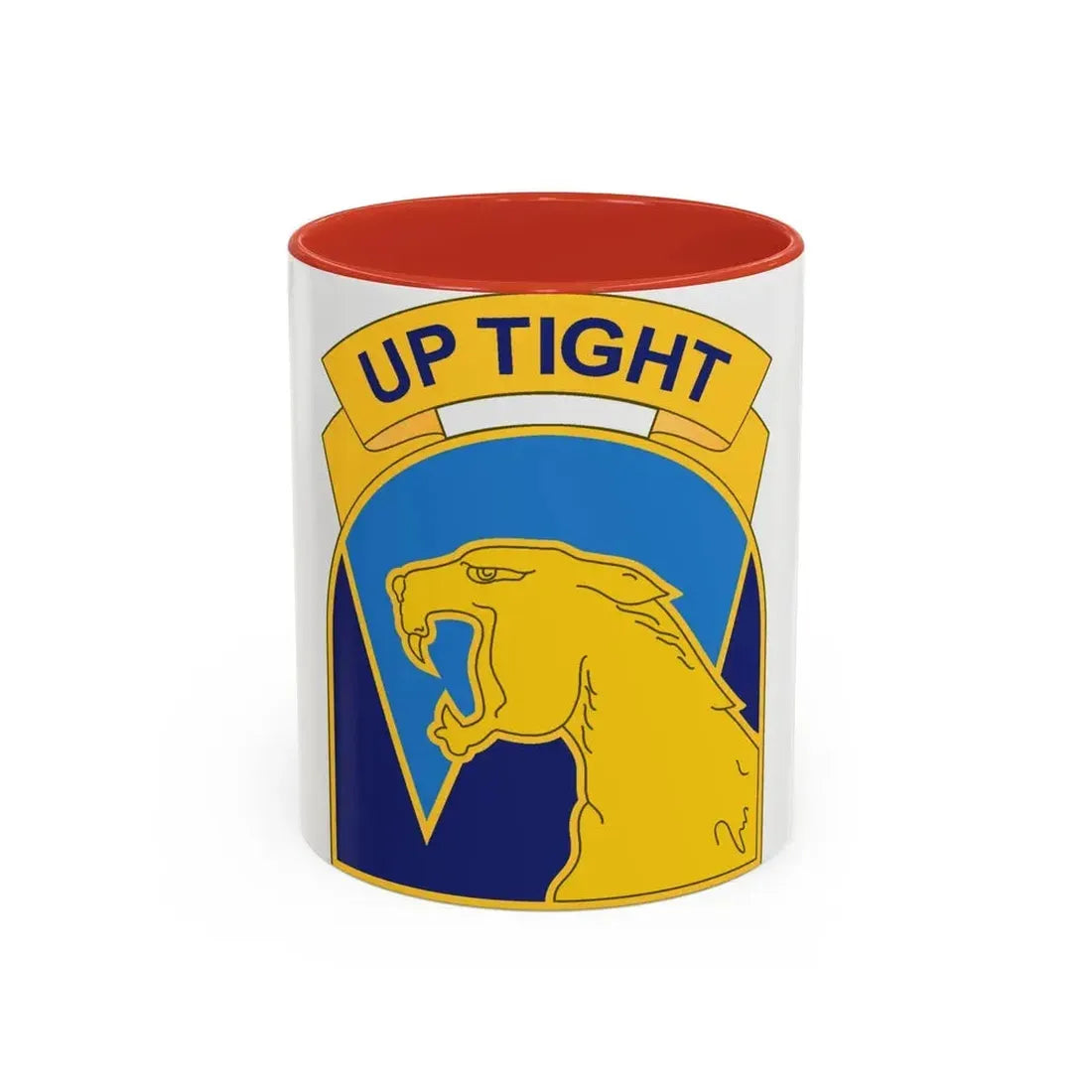 214 Aviation Regiment (U.S. Army) Accent Coffee Mug 11oz Red - Go Mug Yourself