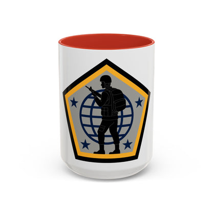 Human Resources Command (U.S. Army) Accent Coffee Mug