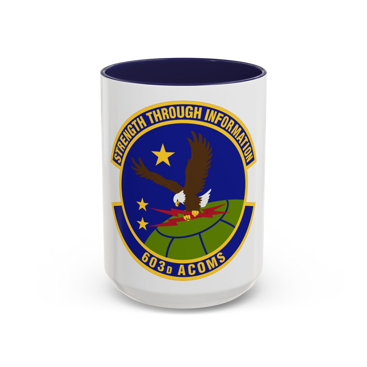603d Air Communications Squadron (U.S. Air Force) Accent Coffee Mug