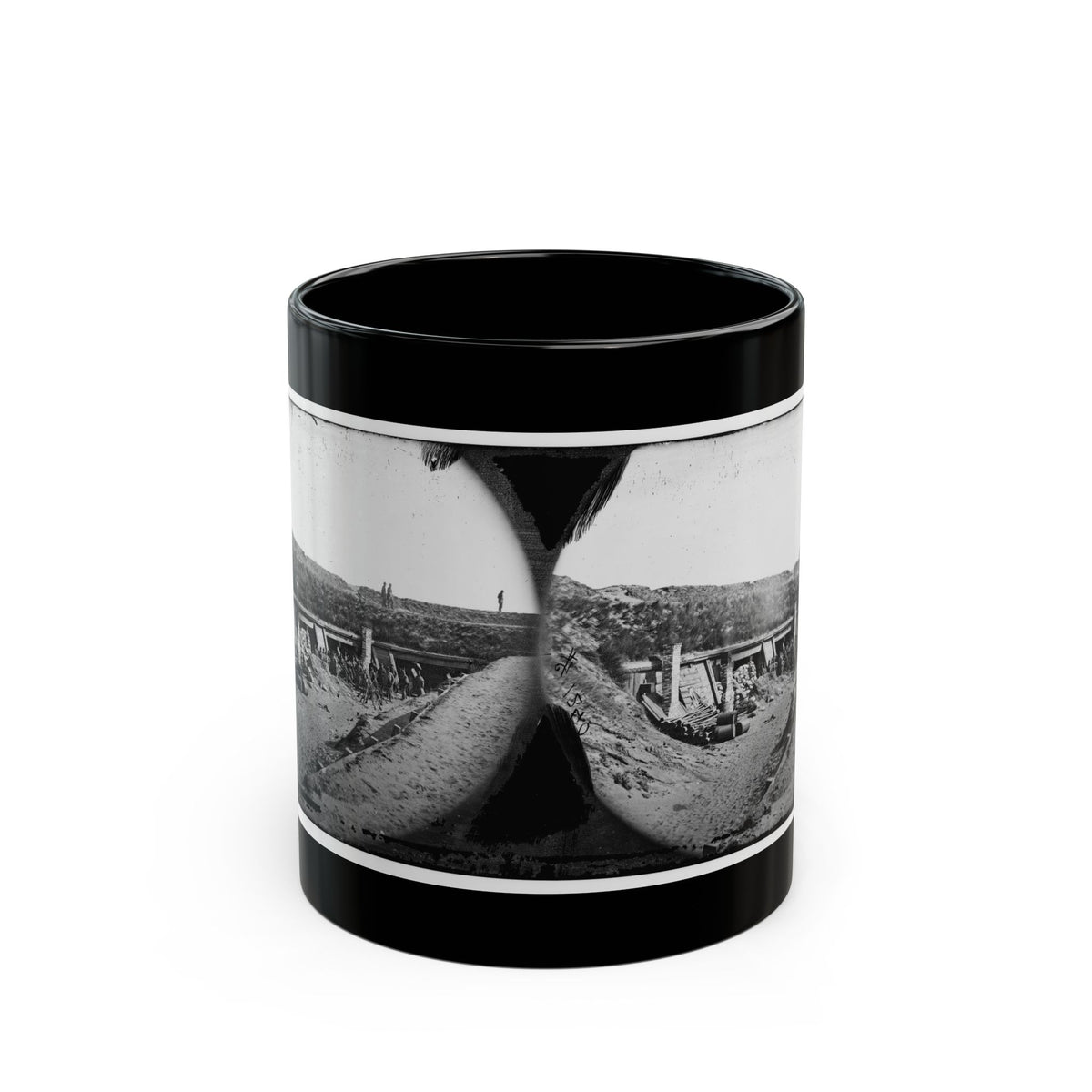 Fort Fisher, N.C. Interior Of The  Pulpit ; Another View (U.S. Civil War) Black Coffee Mug