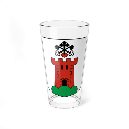 Embd-blazon (Switzerland) (Coat of Arms) Pint Glass 16oz