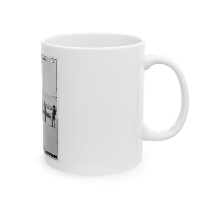 Charleston, S.C. Fort Sumter, From The Sand-Bar (U.S. Civil War) White Coffee Mug