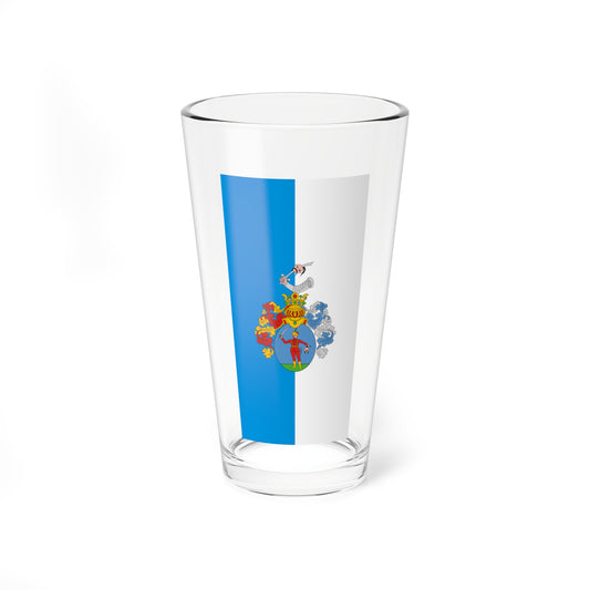 Flag of Hajdunanas vertical (Hungary) Pint Glass 16oz