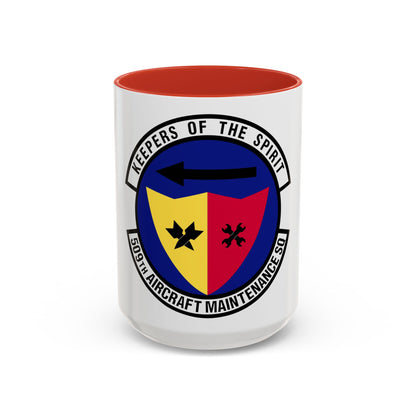 509th Aircraft Maintenance Squadron (U.S. Air Force) Accent Coffee Mug