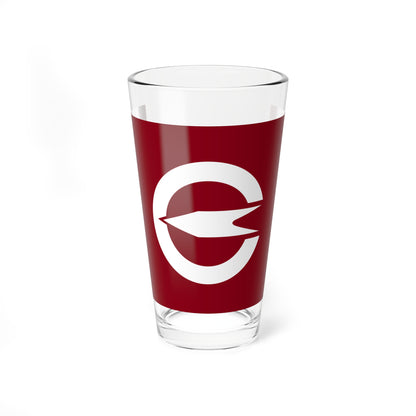 Flag of Katsurao Fukushima (Japan) Pint Glass 16oz