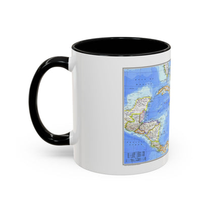 Central America & West Indies(1981) (Map) Accent Coffee Mug