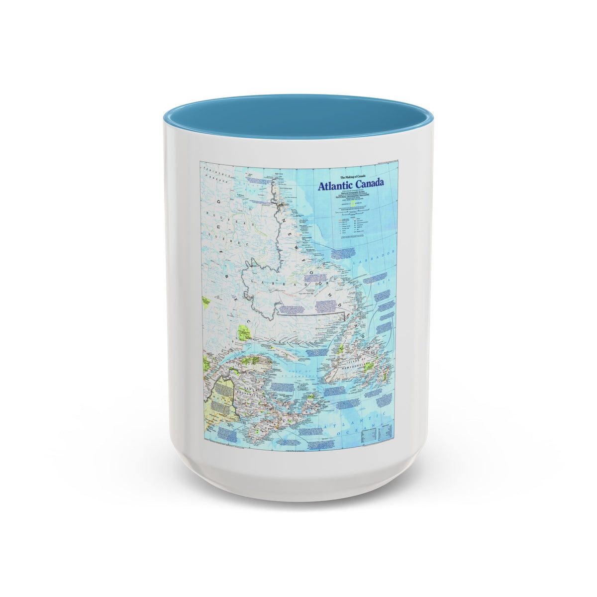 Canada - Atlantic 1 (1992) (Map) Accent Coffee Mug