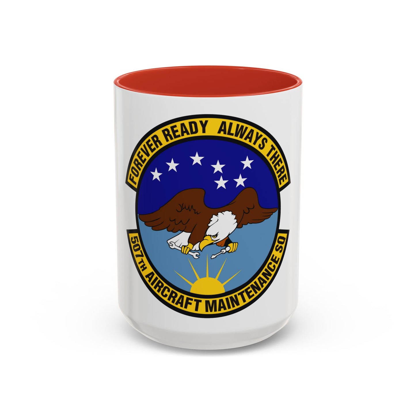 507th Aircraft Maintenance Squadron (U.S. Air Force) Accent Coffee Mug