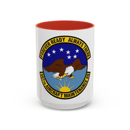 507th Aircraft Maintenance Squadron (U.S. Air Force) Accent Coffee Mug