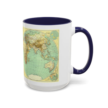 World Map (1935) (Map) Accent Coffee Mug
