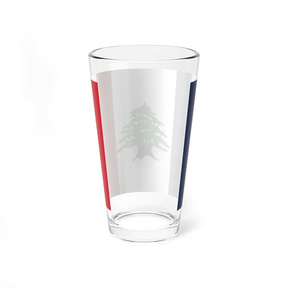 Flag of Lebanon during French Mandate 1920-1943 3 (Lebanon) Pint Glass 16oz