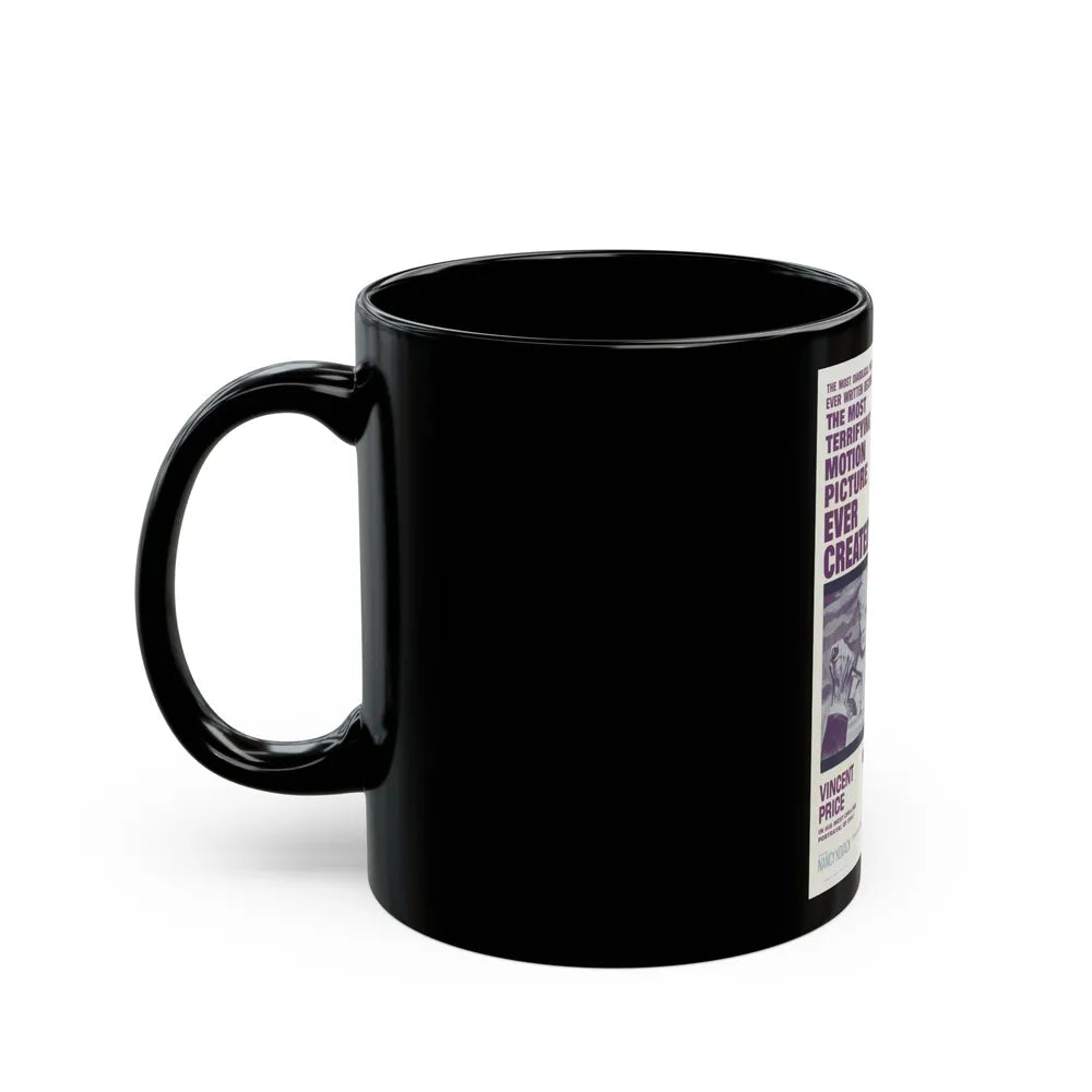 DIARY OF A MADMAN 1963 Movie Poster - Black Coffee Mug-Go Mug Yourself