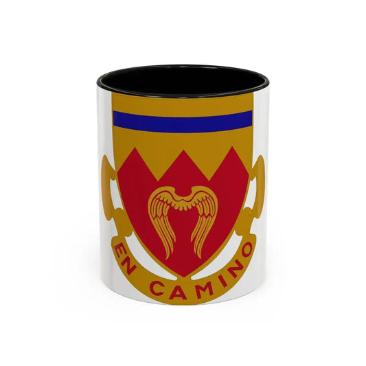 214th Armored Field Artillery Battalion (U.S. Army) Accent Coffee Mug 11oz Black - Go Mug Yourself