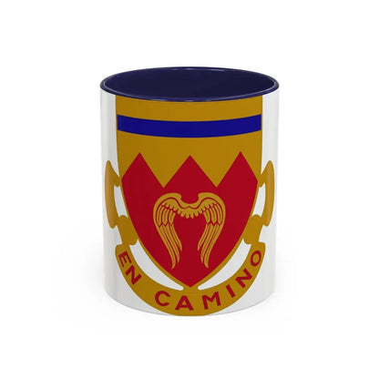 214th Armored Field Artillery Battalion (U.S. Army) Accent Coffee Mug 11oz Navy - Go Mug Yourself