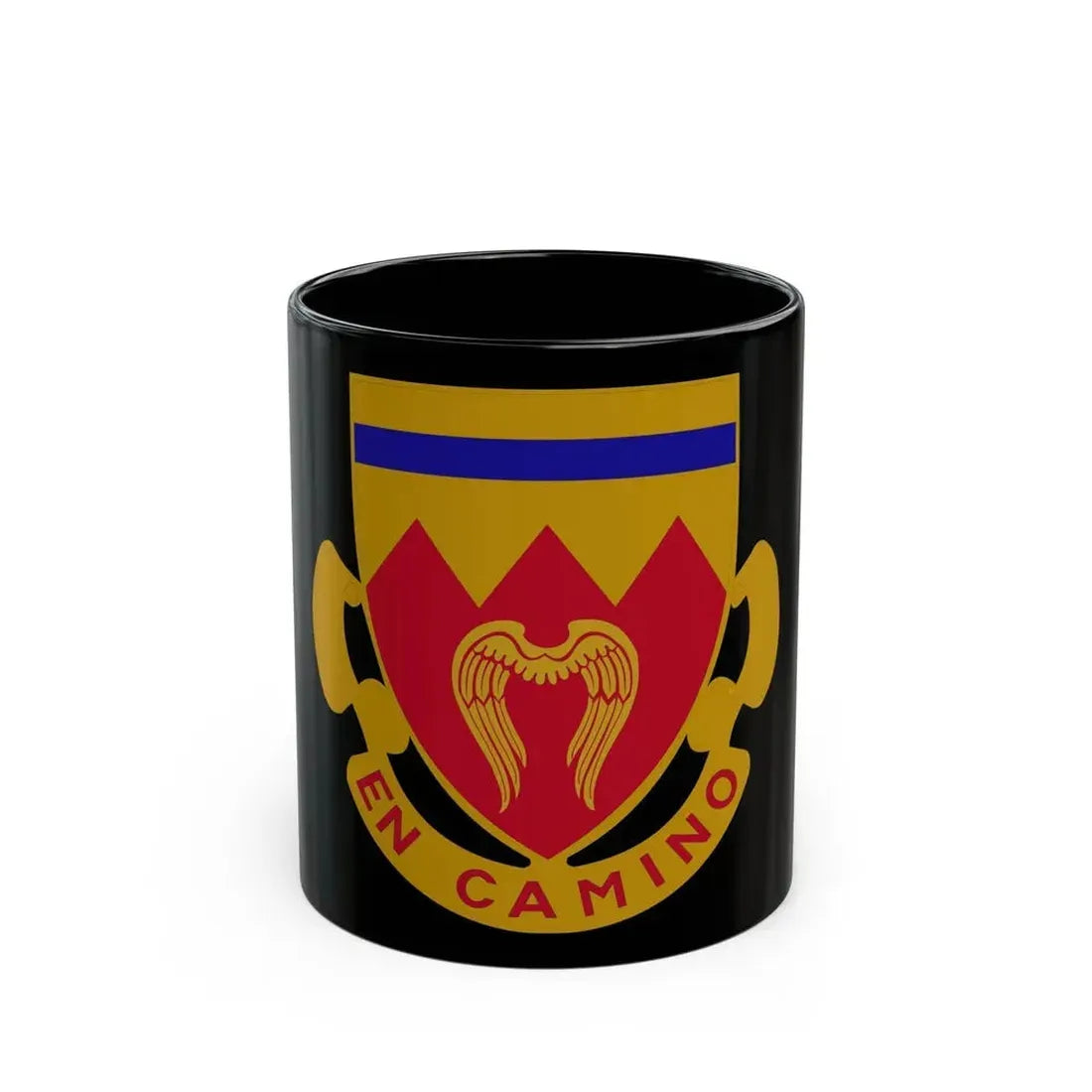 214th Armored Field Artillery Battalion (U.S. Army) Black Coffee Mug 11oz - Go Mug Yourself