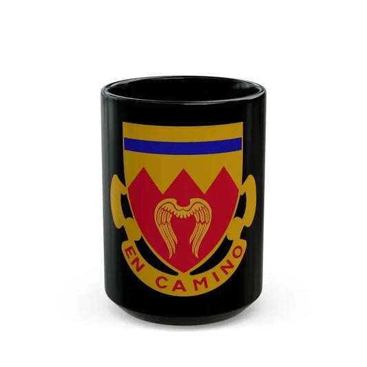 214th Armored Field Artillery Battalion (U.S. Army) Black Coffee Mug 15oz - Go Mug Yourself