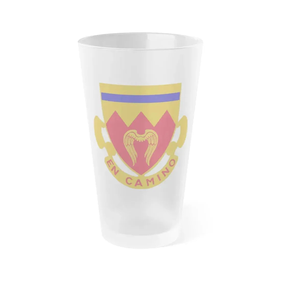 214th Armored Field Artillery Battalion (U.S. Army) Frosted Pint Glass 16oz Default Title - Go Mug Yourself