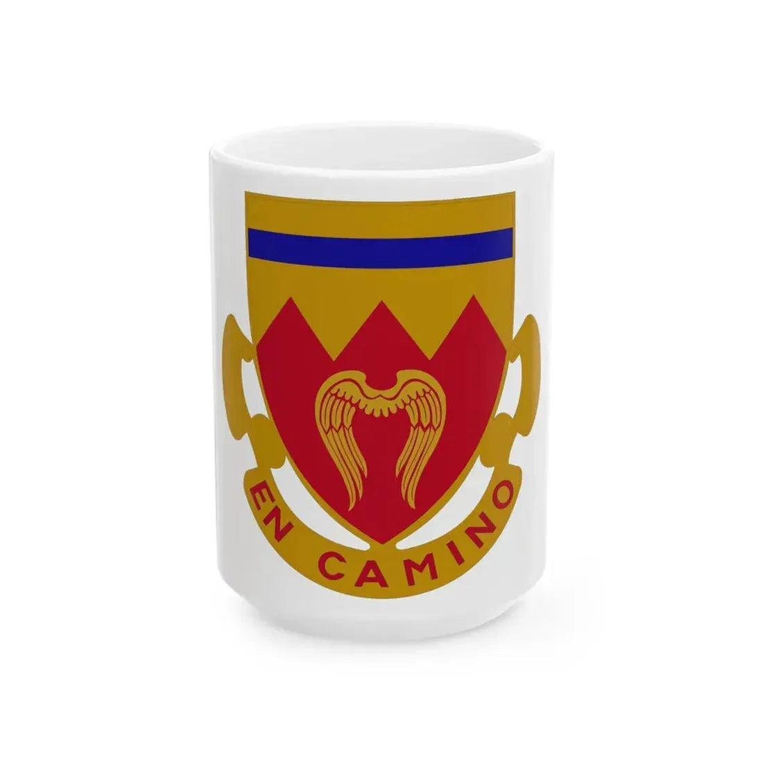 214th Armored Field Artillery Battalion (U.S. Army) White Coffee Mug 15oz - Go Mug Yourself