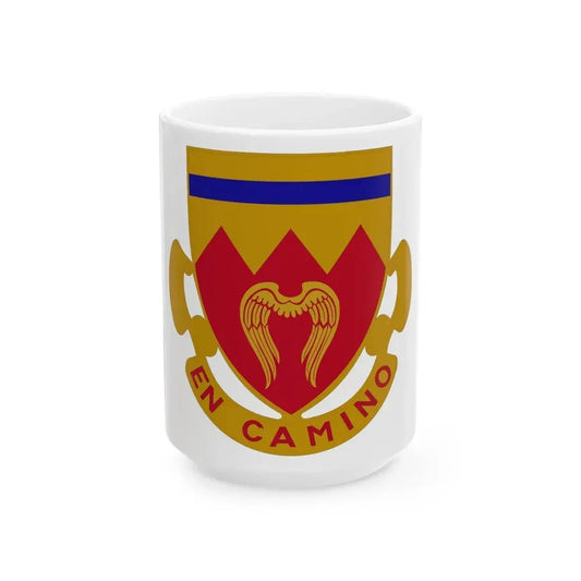 214th Armored Field Artillery Battalion (U.S. Army) White Coffee Mug 15oz - Go Mug Yourself