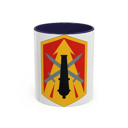 214th Field Artillery Brigade (U.S. Army) Accent Coffee Mug 11oz Navy - Go Mug Yourself