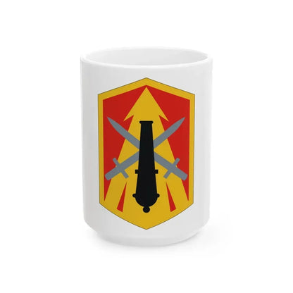 214th Field Artillery Brigade (U.S. Army) White Coffee Mug 15oz - Go Mug Yourself
