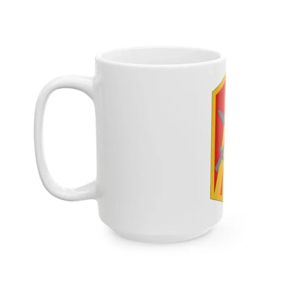 214th Field Artillery Brigade (U.S. Army) White Coffee Mug - Go Mug Yourself