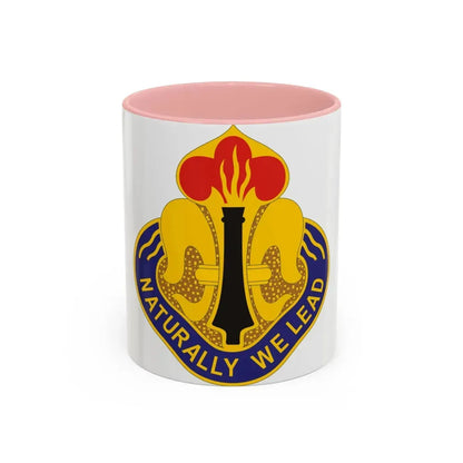 214th Field Artillery Brigade v2 (U.S. Army) Accent Coffee Mug 11oz Pink - Go Mug Yourself