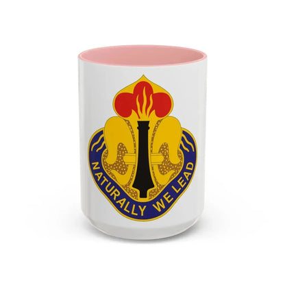 214th Field Artillery Brigade v2 (U.S. Army) Accent Coffee Mug 15oz Pink - Go Mug Yourself