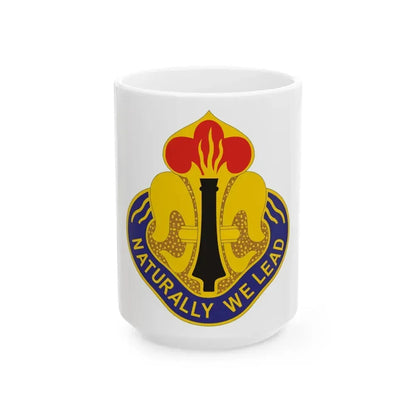 214th Field Artillery Brigade v2 (U.S. Army) White Coffee Mug 15oz - Go Mug Yourself