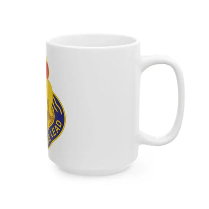 214th Field Artillery Brigade v2 (U.S. Army) White Coffee Mug - Go Mug Yourself