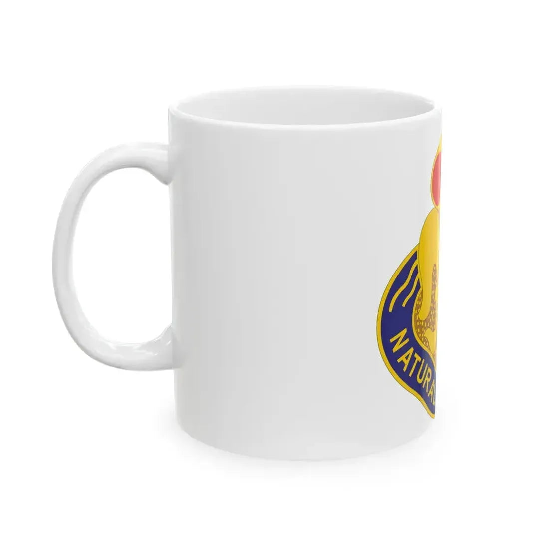 214th Field Artillery Brigade v2 (U.S. Army) White Coffee Mug - Go Mug Yourself