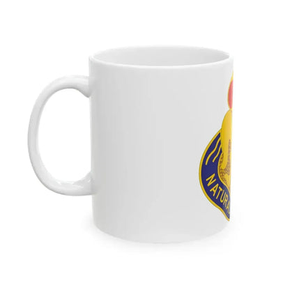 214th Field Artillery Brigade v2 (U.S. Army) White Coffee Mug - Go Mug Yourself