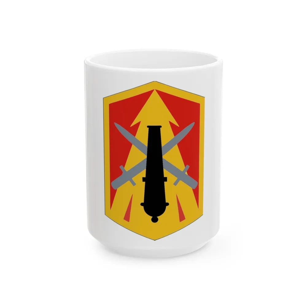 214th Fires Brigade (U.S. Army) White Coffee Mug-15oz-Go Mug Yourself