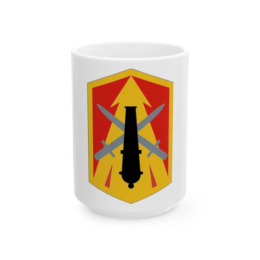 214th Fires Brigade (U.S. Army) White Coffee Mug-15oz-Go Mug Yourself