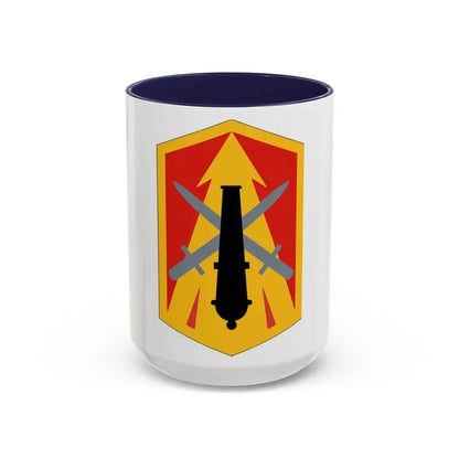 214th Fires Brigade (U.S. Army) Accent Coffee Mug 15oz Navy - Go Mug Yourself