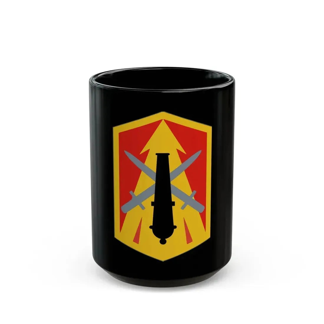 214th Fires Brigade (U.S. Army) Black Coffee Mug 15oz - Go Mug Yourself