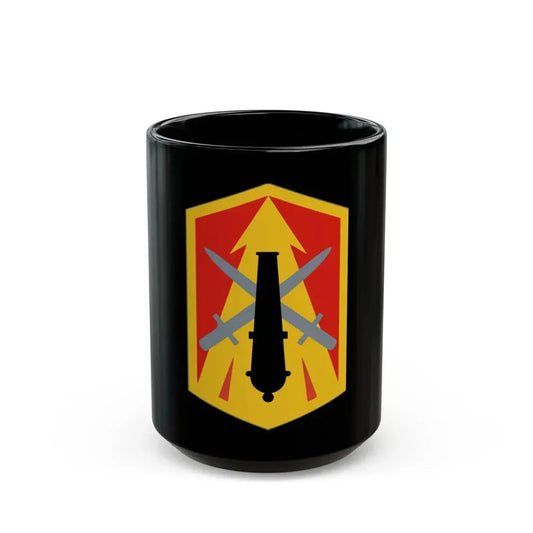 214th Fires Brigade (U.S. Army) Black Coffee Mug 15oz - Go Mug Yourself