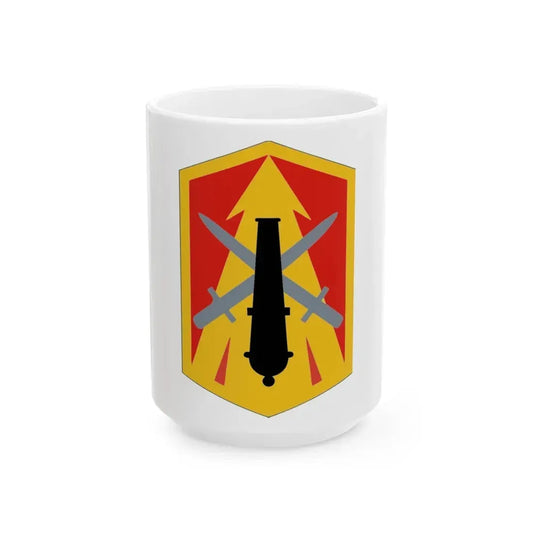214th Fires Brigade (U.S. Army) White Coffee Mug 15oz - Go Mug Yourself
