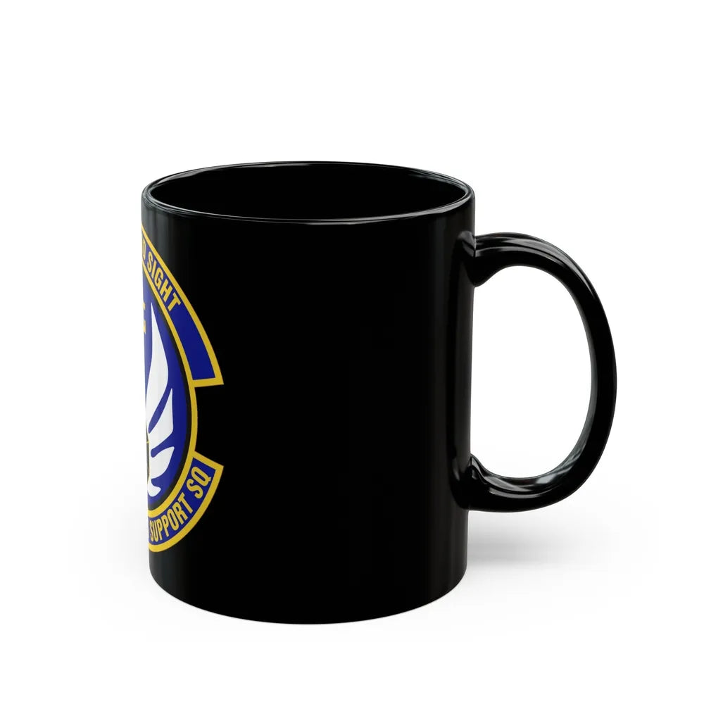 214th Operations Support Squadron (U.S. Air Force) Black Coffee Mug-Go Mug Yourself