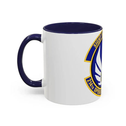 214th Operations Support Squadron (U.S. Air Force) Accent Coffee Mug - Go Mug Yourself