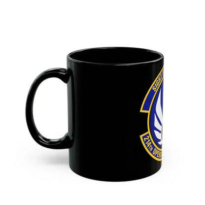 214th Operations Support Squadron (U.S. Air Force) Black Coffee Mug - Go Mug Yourself