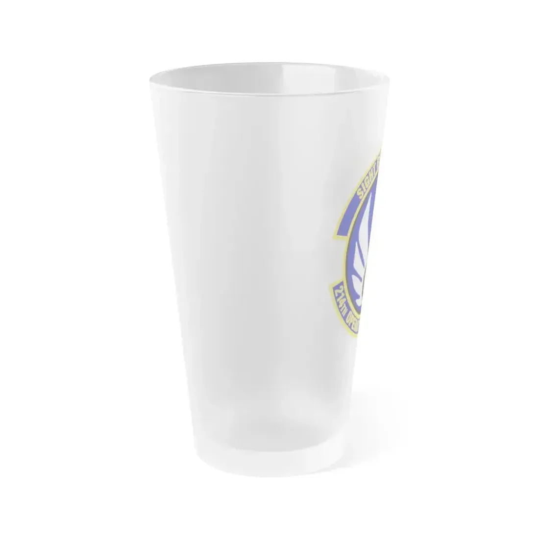 214th Operations Support Squadron (U.S. Air Force) Frosted Pint Glass 16oz - Go Mug Yourself