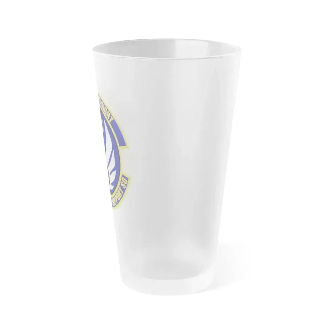 214th Operations Support Squadron (U.S. Air Force) Frosted Pint Glass 16oz - Go Mug Yourself