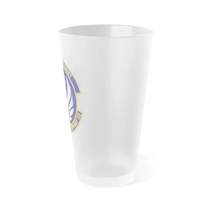 214th Operations Support Squadron (U.S. Air Force) Frosted Pint Glass 16oz - Go Mug Yourself