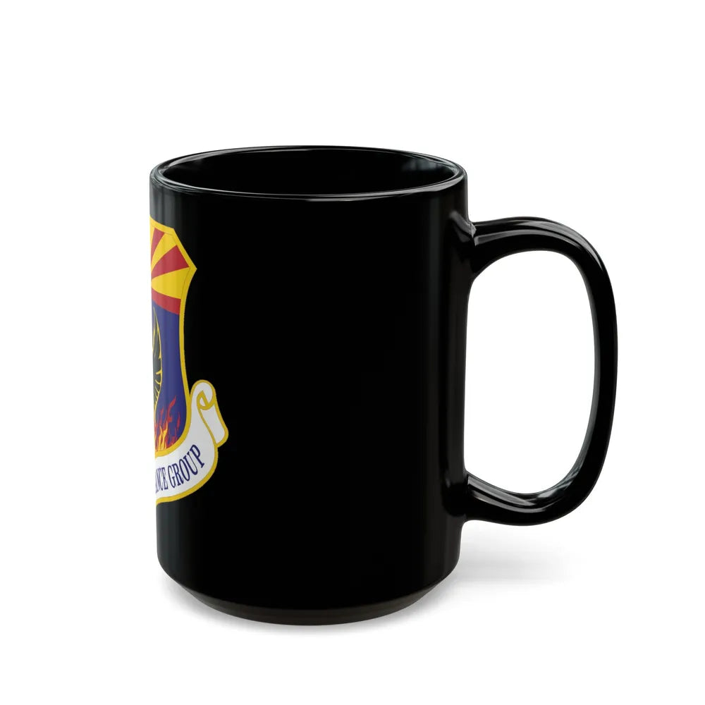 214th Reconnaissance Group (U.S. Air Force) Black Coffee Mug-Go Mug Yourself