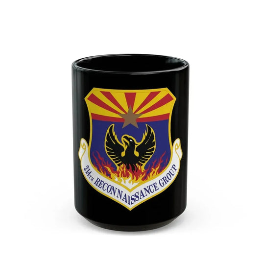 214th Reconnaissance Group (U.S. Air Force) Black Coffee Mug 15oz - Go Mug Yourself