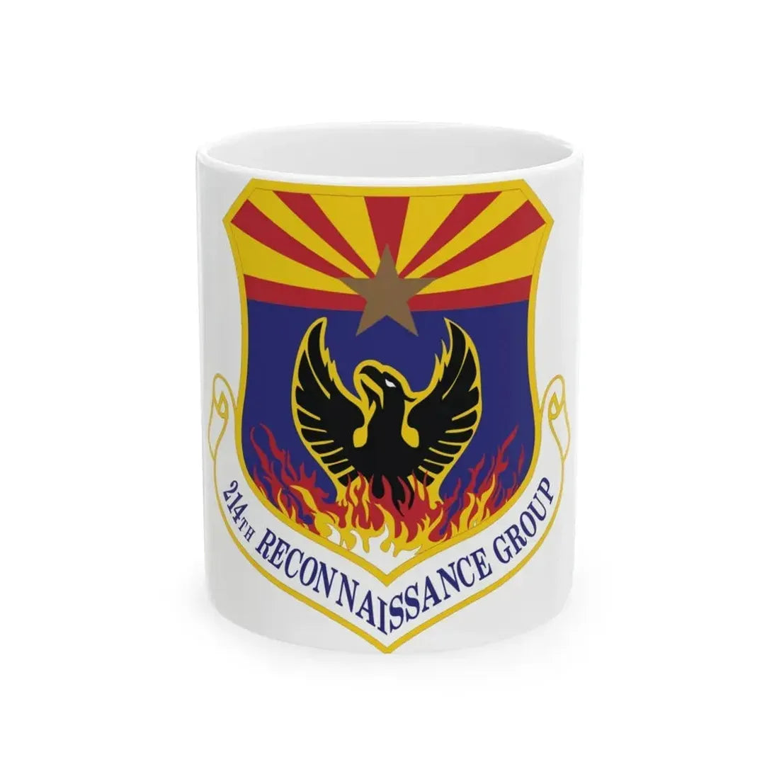 214th Reconnaissance Group (U.S. Air Force) White Coffee Mug 11oz - Go Mug Yourself