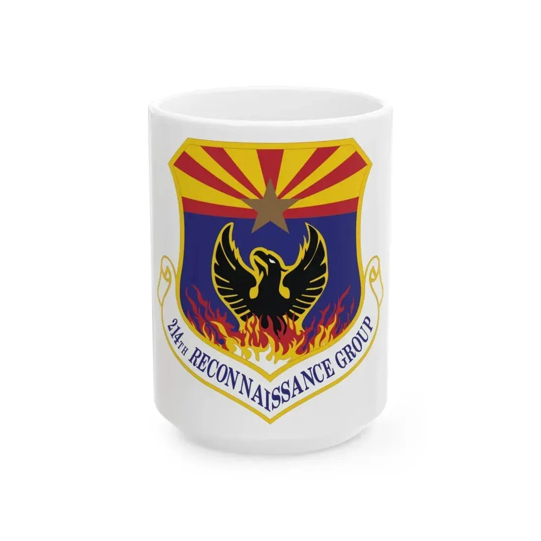 214th Reconnaissance Group (U.S. Air Force) White Coffee Mug 15oz - Go Mug Yourself