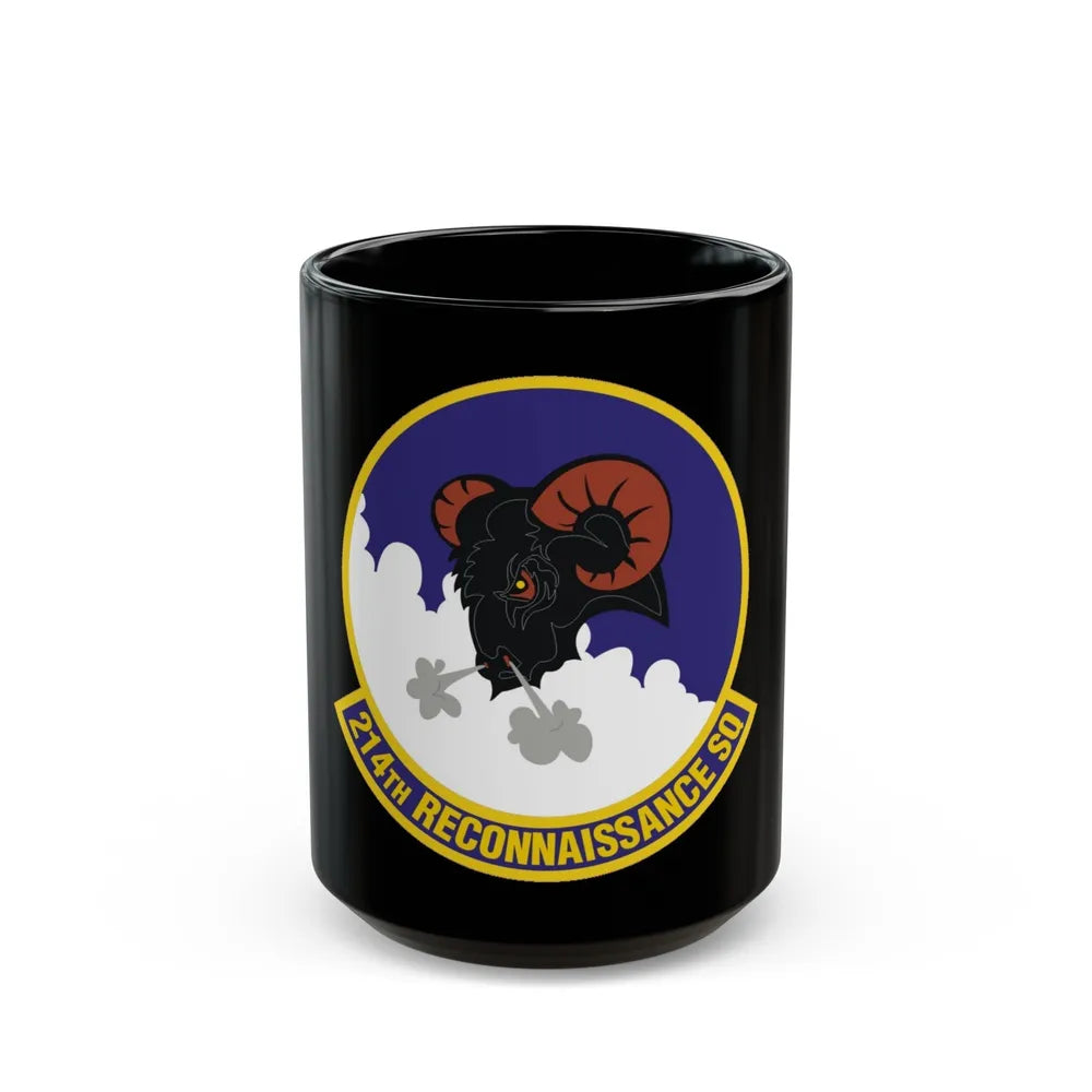 214th Reconnaissance Squadron (U.S. Air Force) Black Coffee Mug-15oz-Go Mug Yourself