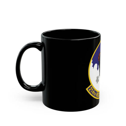 214th Reconnaissance Squadron (U.S. Air Force) Black Coffee Mug-Go Mug Yourself